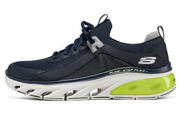 Кроссовки Glide Step для бега мужские с низким верхом, синие/желтые Skechers 232537-nvlm