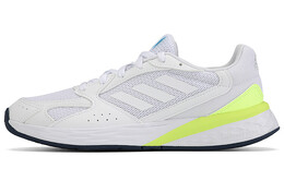 Кроссовки для бега Response женские с низким верхом белые/зеленые Adidas fy9588