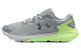 Кроссовки Charged Rogue 3 для бега мужские с низким верхом серые/зеленые Under Armour 3025857-100