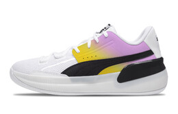 Баскетбольные кроссовки Clyde Hardwood Team Basketball Shoes Men Low-Top White Puma 194454-01(team348-西海岸) | purple