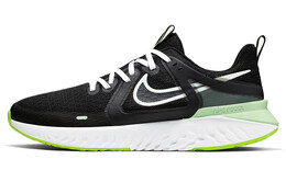 Кроссовки Legend React 2 мужские с низким верхом, черные/зеленые Nike cq0012-011