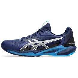 Теннисные кроссовки Solution Speed FF 3 мужские с низким верхом, просторные, синие/белые Asics 1041a438-400 | blue spacious/white
