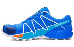 Speedcross 4 Кроссовки мужские низкие синие Salomon 390722