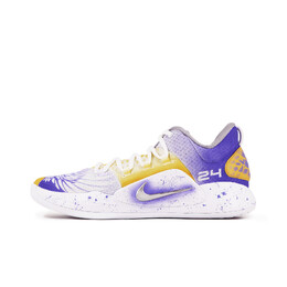 Баскетбольные кроссовки Hyperdunk X мужские с низким верхом фиолетовые/золотые/белые Nike ar0465-100(team17-紫金曼巴) | purple gold mamba