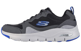 Кроссовки Arch Fit для бега мужские с низким верхом темно-серые Skechers 232204-bkgy