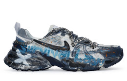 Кроссовки для бега V2K Run унисекс с низким верхом, синие/белые с оттенком Nike fd0736-100(team80-男女同款求生之路) | black, blue, beige, white
