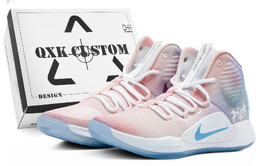 Баскетбольные кроссовки Hyperdunk X мужские высокие розовые/синие Nike ao7890-101（team63-心动夏日sbox） | sky blue