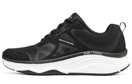 Кроссовки для фитнеса D"lux мужские с низким верхом, черные/белые Skechers 232357-bkw