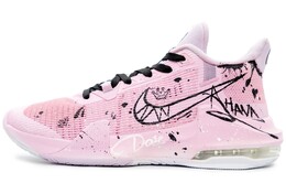 Баскетбольные кроссовки Air Max Impact Basketball Shoes Men Low-Top Black/Pink Nike dc3725-101（team241-破碎次元） | pink purple