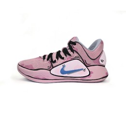 Баскетбольные кроссовки Hyperdunk X мужские с низким верхом розового/синего цвета Nike ar0465-100(team502-angle粉) | pink