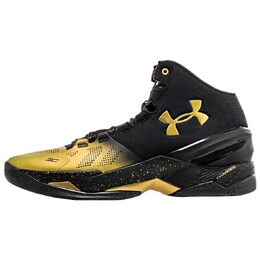 Баскетбольные кроссовки Curry 2 мужские высокие Under Armour 3026283-001 | black