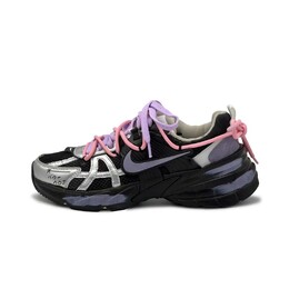 Кроссовки для бега V2K Run женские с низким верхом, черные/серебристые Nike fd0736-100（team239-未来探索） | black