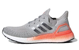 Кроссовки Adidas Ultra Boost 20 Grey Two Signal Coral Women's eg0719