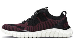 Кроссовки Overhaul Running Shoes Men Low-top Black/Dark Obsidian/Total Orange Skechers 52820-bkbu