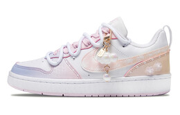 Кроссовки Nike Court Borough Skateboarding Shoes Women's Low-top Pink/Blue/Yellow/White, розовый dv5456-105(team420-潮汐之歌女款) | pink