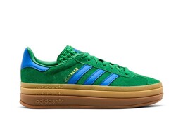 Adidas Кроссовки Wmns Gazelle Bold, цвет Green Blue Gum ie1370 | green blue gum