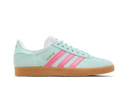 Adidas Кроссовки Wmns Gazelle, цвет Semi Flash Aqua Lucid Pink ji1375 | semi flash aqua lucid pink