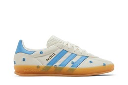 Adidas Кроссовки Wmns Gazelle Indoor, цвет Light Blue Floral Embroidery if4491 | light blue floral embroidery
