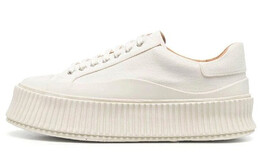 Холщовые низкие кеды Jil Sander j15ws0002-p2965-107