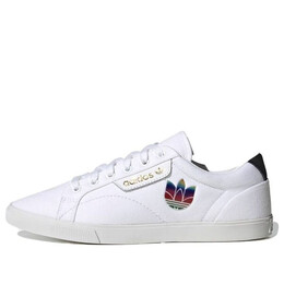 Кроссовки оригиналы гладкие lo Adidas, белый fw2442 | white/multi-color