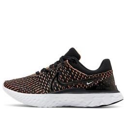 Кроссовки react infinity run flyknit 3 Nike, черный dd3024-002 | black/red