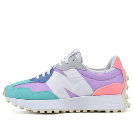 Кроссовки 327 New Balance, зеленый ws327pa | green/light purple/pink
