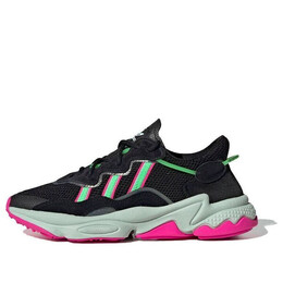 Кроссовки ozweego Adidas, черный ee5714 | black/pink/green