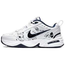 Кроссовки Air Monarch 4 Chunky унисекс с низким верхом белого/синего цвета Nike, белый 415445-102(team366-二次元漫画) | white