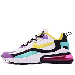 Кроссовки air max 270 react Nike, белый at6174-101 | white/dynamic yellow-black-bright violet