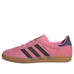 Кроссовки (WMNS) Adidas Gazelle Indoor, розовый ie7002 | bliss pink/core black/collegiate purple
