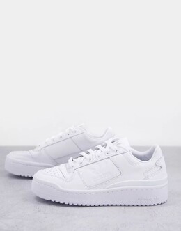 Тройные белые кроссовки Adidas Forum Bold 121949829 | ftwr white/ftwr