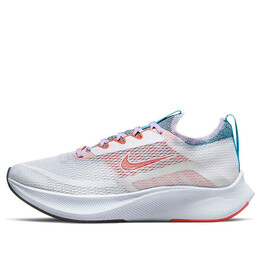 Кроссовки zoom fly 4 Nike, белый ct2401-100 | white/purple