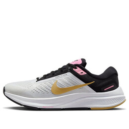 Кроссовки air zoom structure 24 Nike, белый da8570-106 | white black wheat gold
