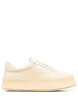 Jil Sander кроссовки со вставками, нейтральный цвет j15ws0002p4833 | нейтральный цвет