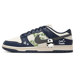 Кроссовки Nike Dunk Skateboard Shoes Unisex Low-Top Blue White fz6770-001(team56-悠闲小熊猫) | blue with white lettering