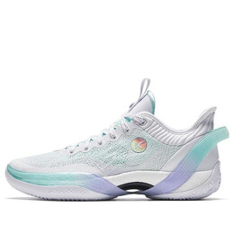 Кроссовки трехочковые дождь 1 Anta, белый 922411102s-1 | white/green/purple