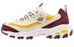 Кроссовки женские D"Lites 1.0 Chunky с низким верхом, белые/красные/желтые Skechers 896184-ntbg