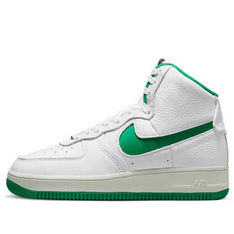 Кроссовки air force 1 high sculpt Nike, белый dq5007-100 | white/sail/stadium green