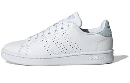 Кроссовки для скейтбординга ADVANTAGE женские, низкие, белые/зеленые Adidas Neo ee8203