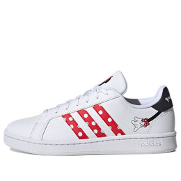 Кроссовки disney x grand court base shoes Adidas, белый gw6247 | cloud white / ray red / carbon