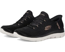 Кроссовки Skechers Summits-Slip Ins, цвет Black/Rose Gold 9919414 | black/rose gold