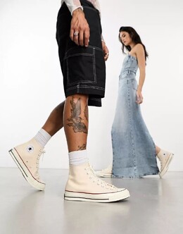 Белые кроссовки унисекс Converse Chuck 70 Hi 117395522 | elfenbein