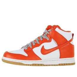 Кроссовки данк высокие Nike, белый 325203-100 | white/orange