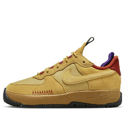 Кроссовки air force 1 wild Nike, золотой fb2348-700 | wheat gold/wheat gold/rugged orange/field purple/campfire orange/black