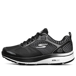 Кроссовки go run consistent low-top sneakers black Skechers, черный 128272-bksl | black/white