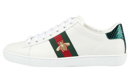 Кеды женские Gucci Women's Ace Embroidered Bee, белый 431942 02jp0 9064