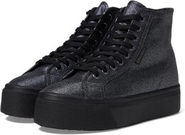 Кроссовки Superga 2708 hi top lame, черный 9953727 | black