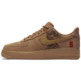 Кастомизированные кроссовки Nike Air Force 1 Skateboard Unisex, коричневый cj9179-200(team366-山石松柏) | brown