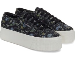 Кроссовки Superga 2790 Floral Print, цвет Dark Grey/Floral Print 9902523 | dark grey/floral print