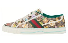 Кроссовки Gucci x Pikarar Tennis 1977 Animal Print Multi 737517 faboq 8941
